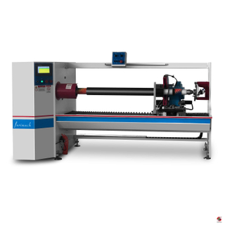 FCC Single Shaft Auto Vinyl Roll Cutting Machine
