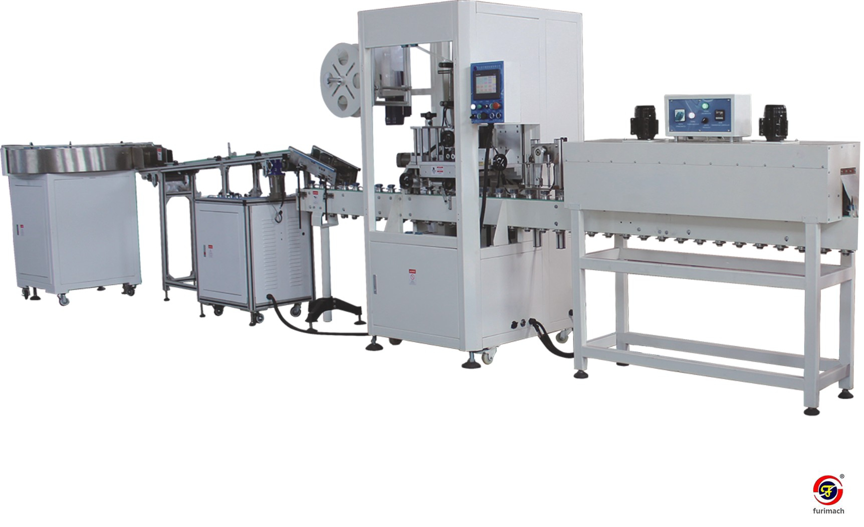 BZT-S Automatic Bopp Tape, Masking Tape, Duct Tape Sleeve Labeling & Packing Machine
