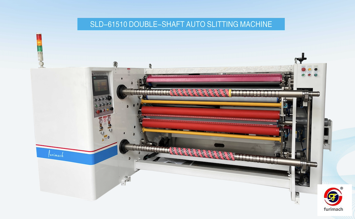 SLD-61510 Double-shaft Self Adhesive Label Paper Slitter Rewinder Machine